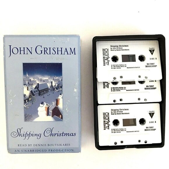 NY Times Best Seller Author John Grisham Skipping Christmas Audio Cassettes 2001 - Picture 2 of 5